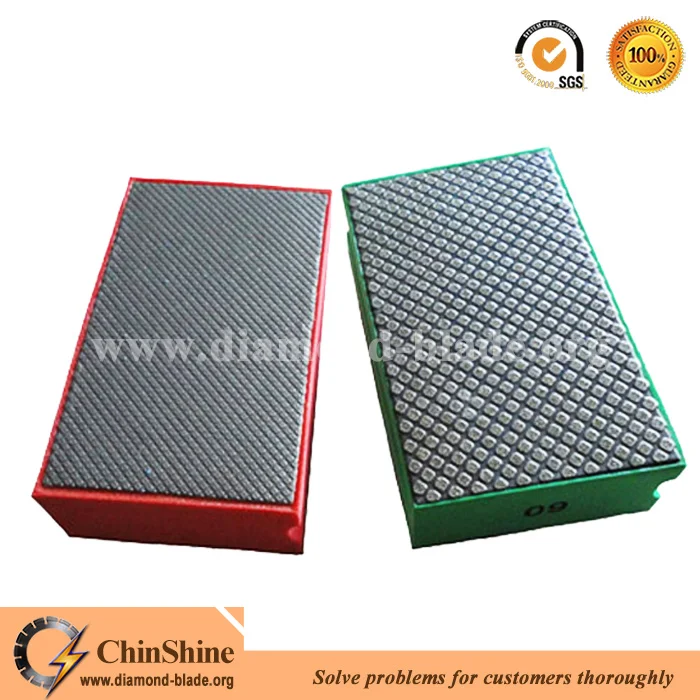 Electroplated Sponge Block Type Diamond Hand Polishing Pads