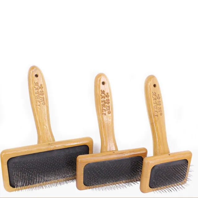 
Environmental protection Pet dog stainless steel wood comb for hair grooming 