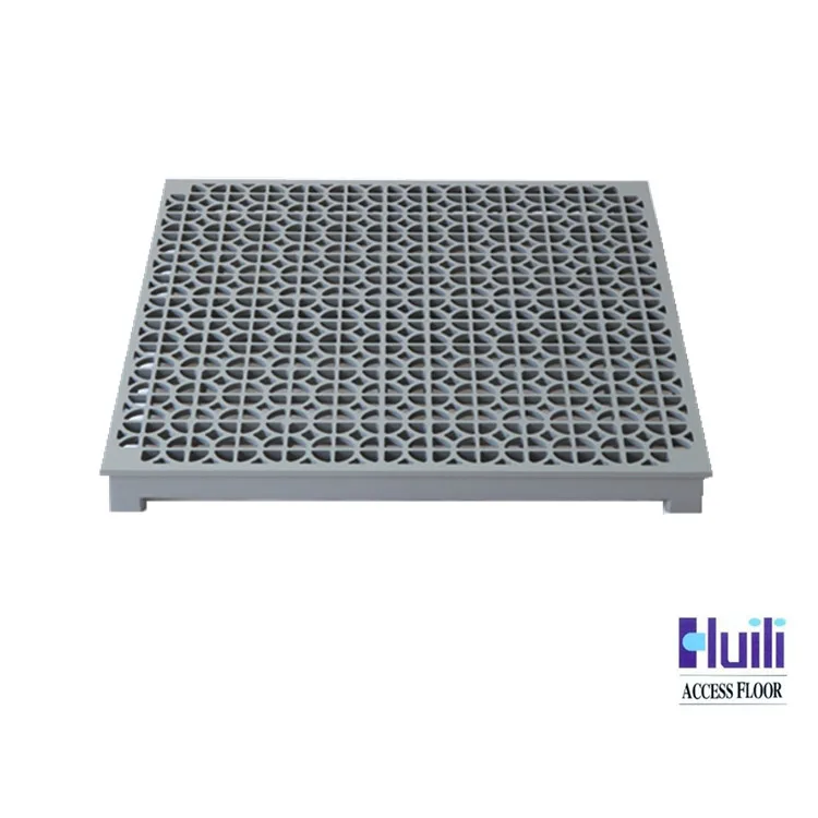 Алюминиевая перфорированная панель с поднятым доступом и уровнем вентиляции 55%