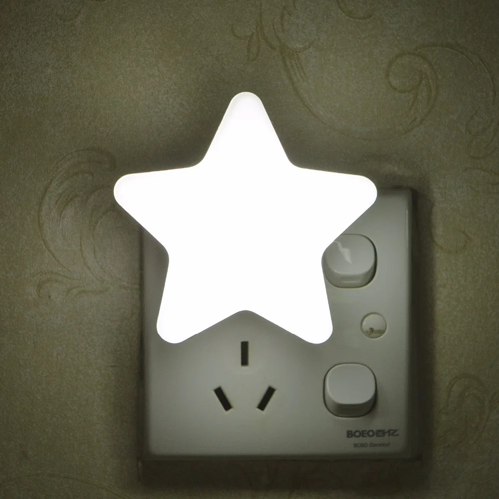 Wholesale Custom Promotional Gift LED Star Decoration Electric Night Light