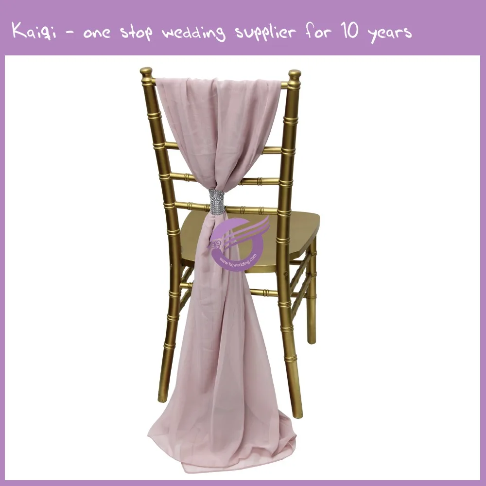 BS00662 Factory directly elegant chiffon Wedding chair decoration chair covers