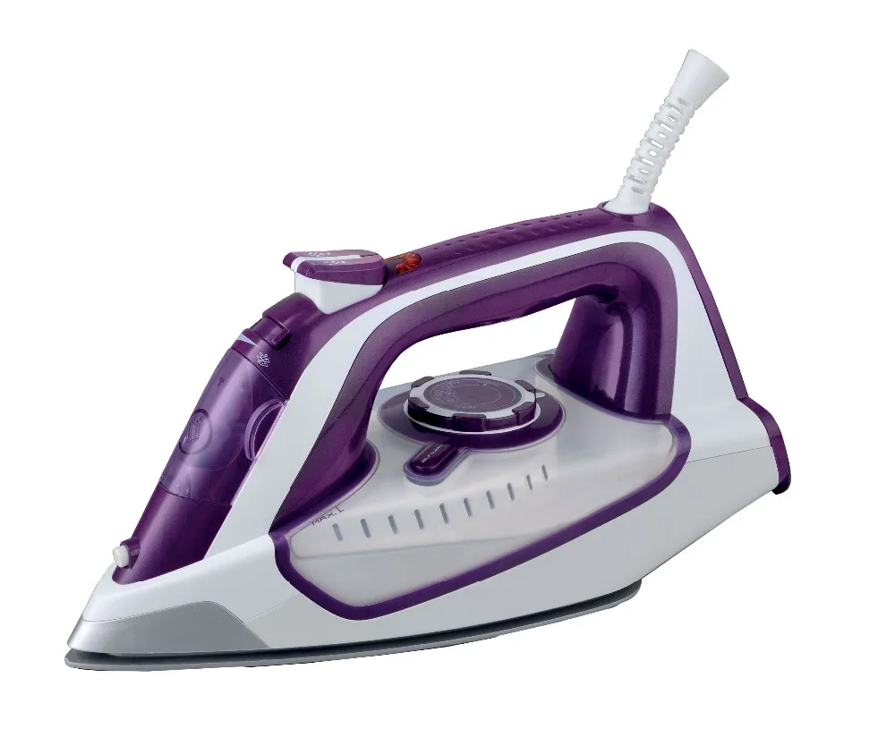 Портативный паровой утюг с керамической подошвой с защитой от капель