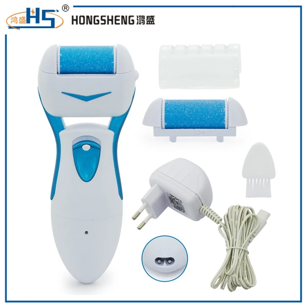 Rechargeable Foot Callus Remover Electric Pedicure Foot File with EU/US Plug Callus Remover Electric Nimh Batteries ABS Accept