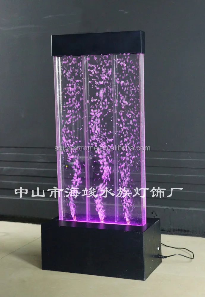 Aqua extreme Led lighting water bubble decoration with color changing, water bubble panel