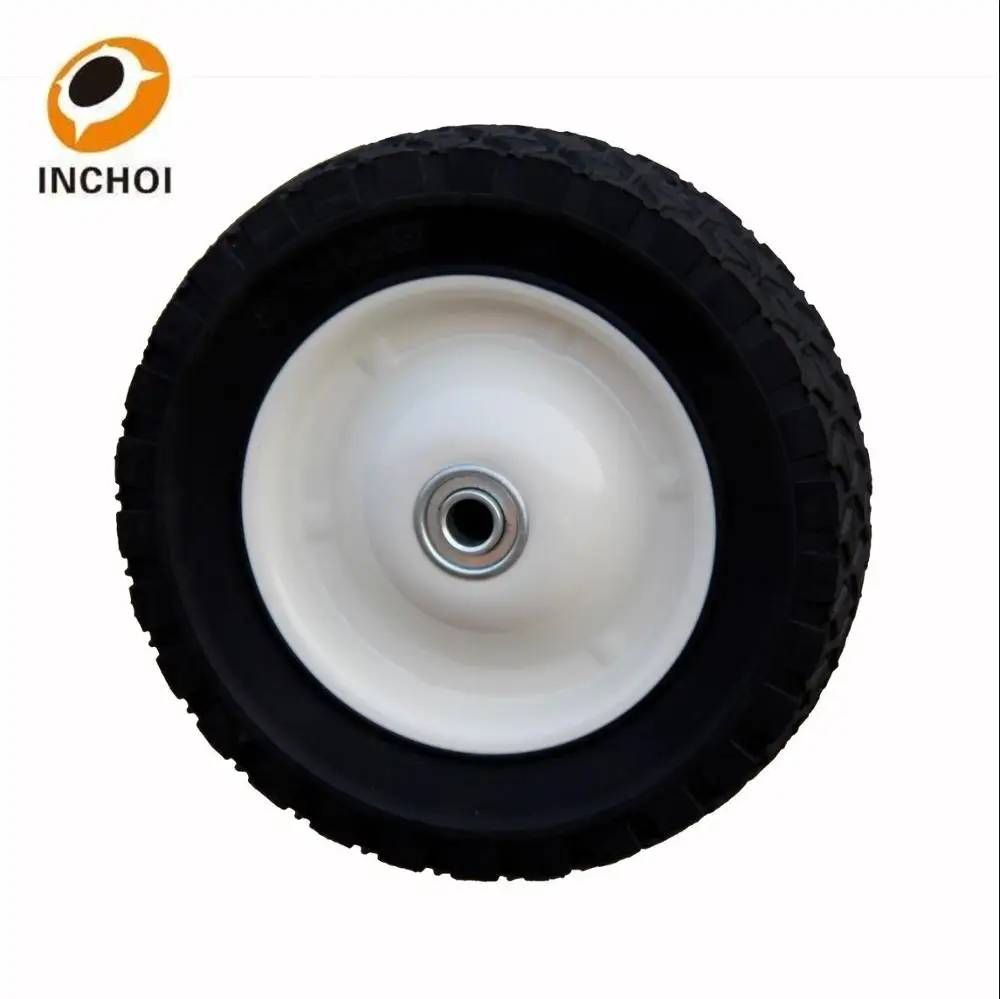 
high quality 200mm semi pneumatic rubber wheel for luggage 