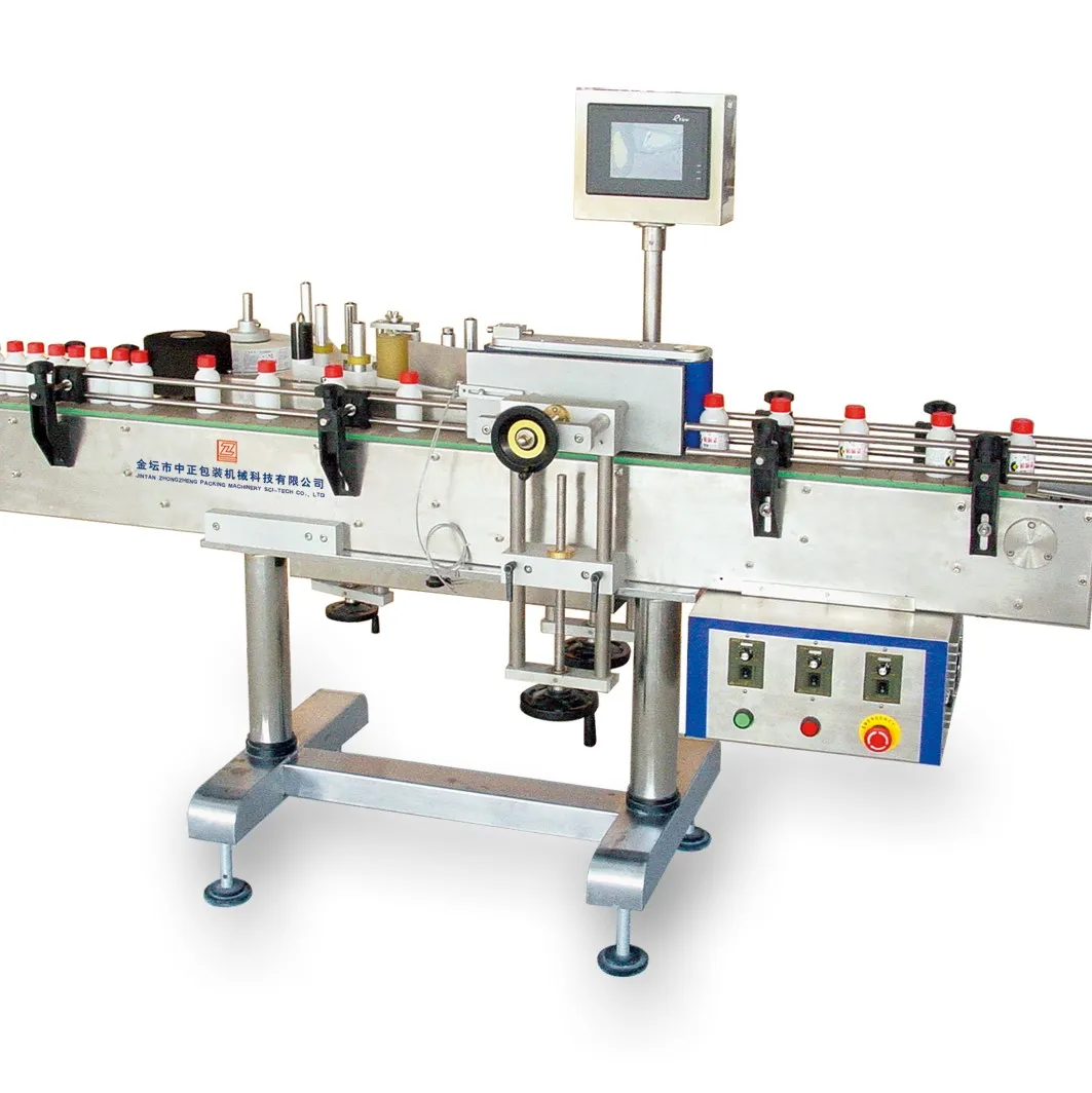 TBK-630 Automatic Adhesive Labeling Machine for Juice Round Bottles