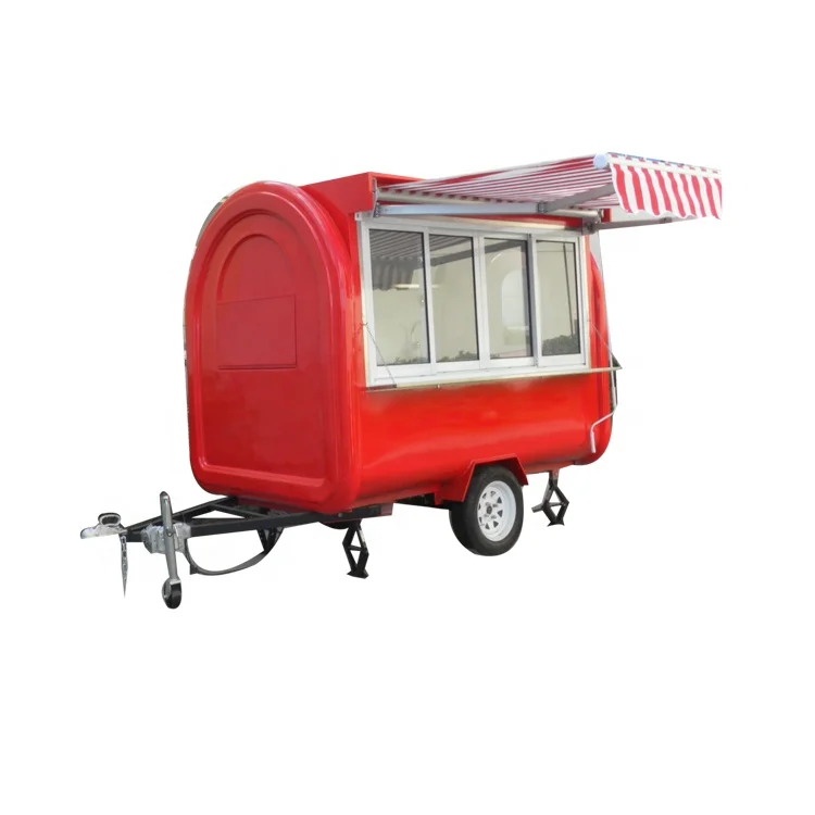 New Product in China Ice Cream Cart Trailer food with Deep Fryer
