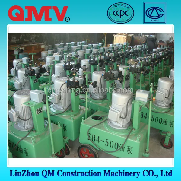 Prestressed concrete post tension stressing jack for concrete girders