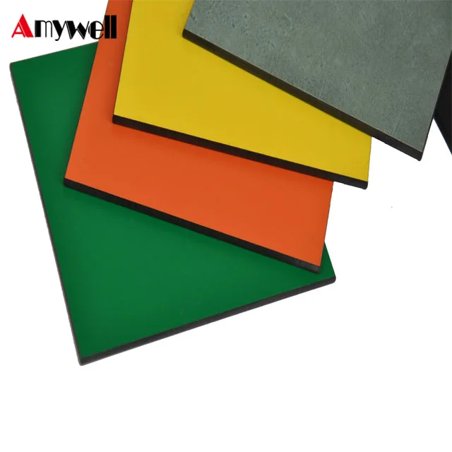 Amywell The Best Price High-Pressure Decorative Laminates/colorful HPL laminate Sheet/formica laminate