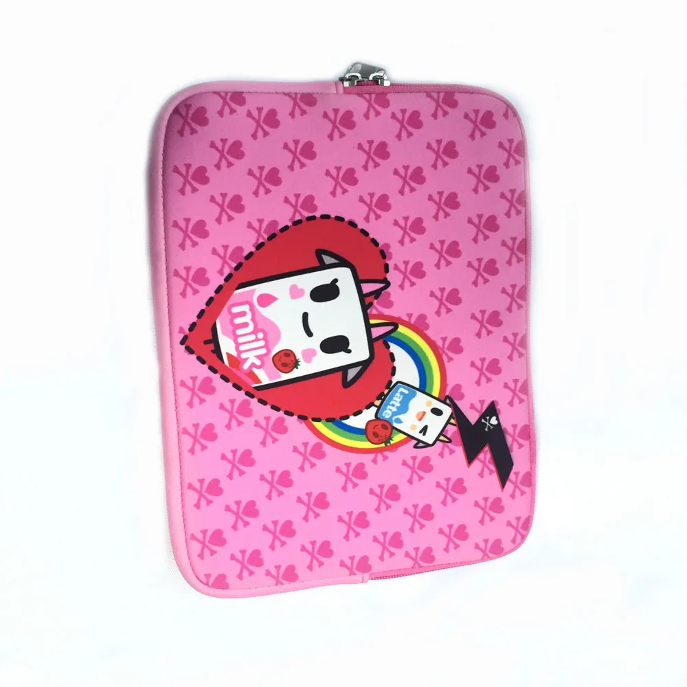 Neoprene Custom Laptop Sleeve Bag Macbook Air Neoprene Padded Pouch Waterproof Computer Bag Cute Cartoon Pattern Laptop Cover