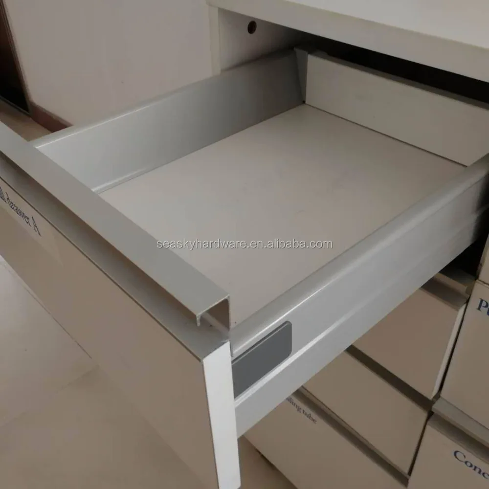 High Quality Furniture Metal Double Wall Drawer Slide