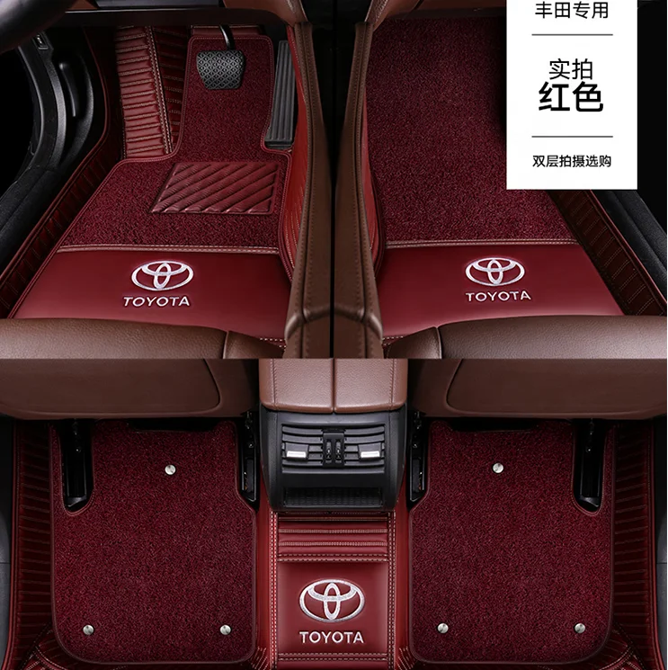 China Manufacture 3D 5D 7D Car Leather Floor Mat Car