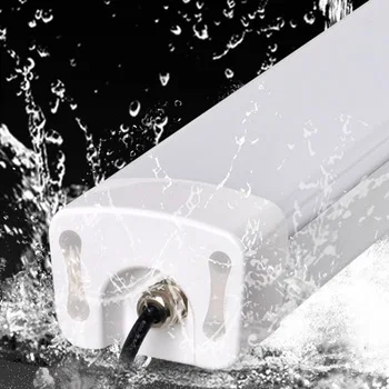 Светодиодный светильник для магазина, 4 фута, соединяемый IP66, водонепроницаемый, IK10, светодиодный светильник для парковки гаража с датчиком движения, 40 Вт, 50 Вт, 60 Вт, 80 Вт, tri-proof light