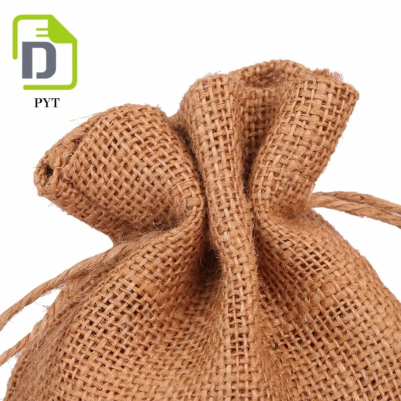 jute bags for coffee and cocoa jute gift pouch with logo custom