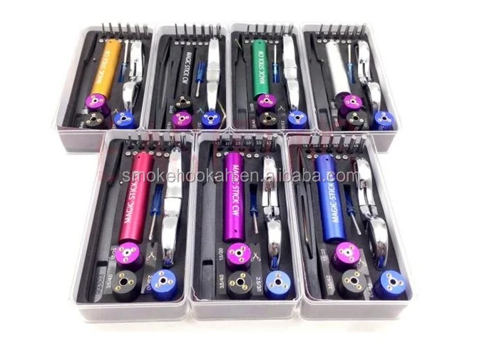 Wholesale Electronic Cigarette Accessories 6 in 1 wire coiling tool kit coil wick rba e cigarette
