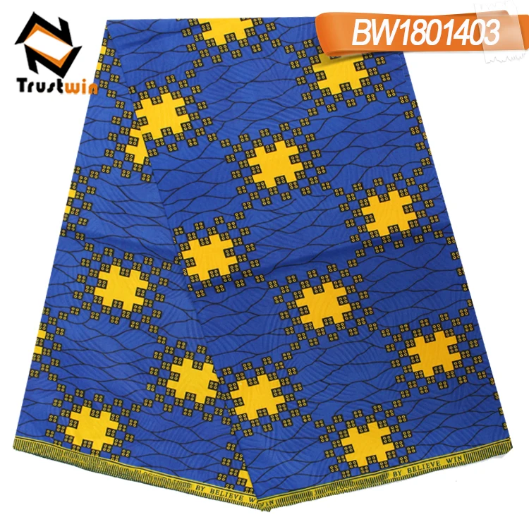 Meilleure Vente 100% Polyester pour Costume Tissu Africain Cire Ankara Wax Imprime