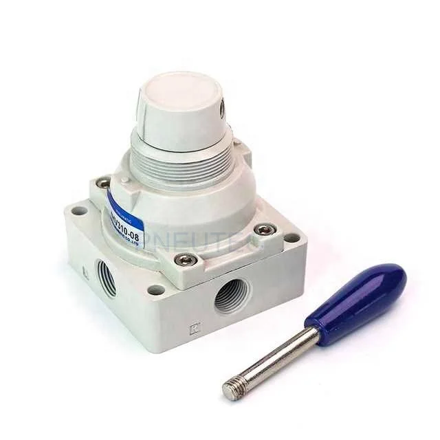 PNEUTEC 4HV TSV Series TSV400 4 way aluminum pneumatic manual hand Operating air switch valve