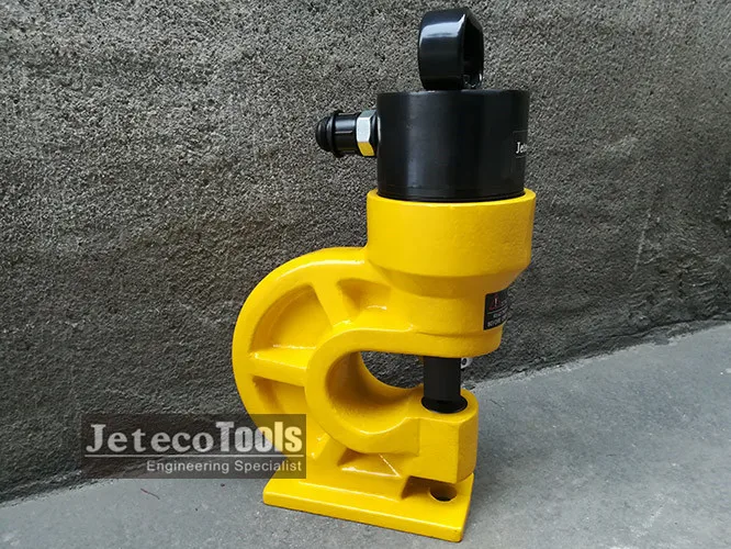 CH-60 hydraulic hole puncher portable hydraulic hole punch tool for hole punching in copper busbar steel stainless, Jeteco Tools