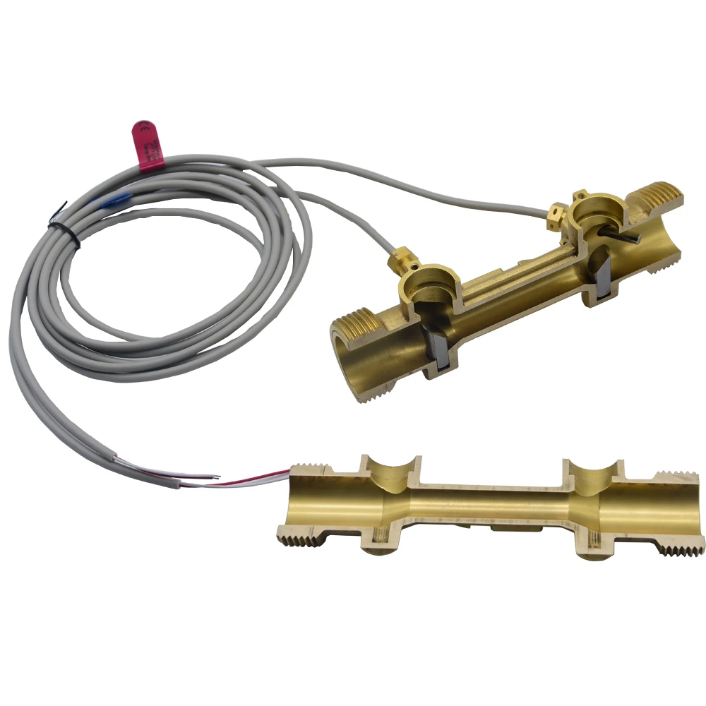 15-50mm Install Temperature Sensor Transducer Ultrasonic Heat Meter Flow Pipe