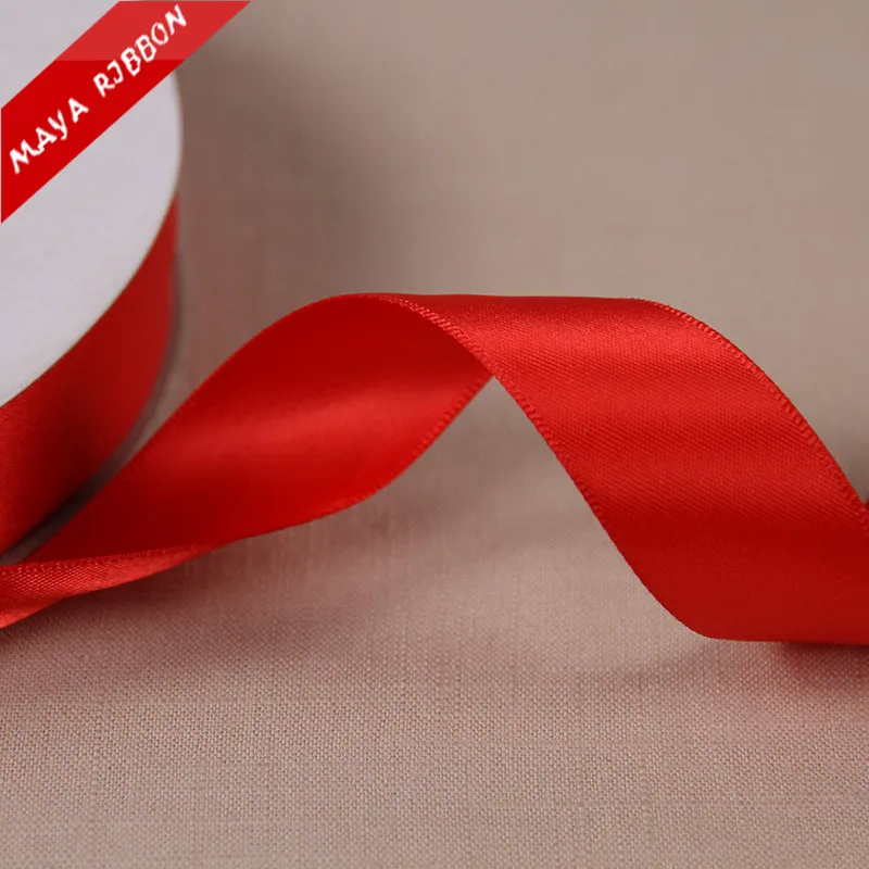 7/8 to 3 inch 100%polyester double face satin ribbon