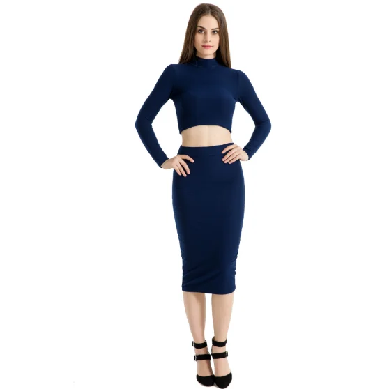 Women Sexy Two Piece Set Party Summer for Women Crop Top Skirt Bodycon Short