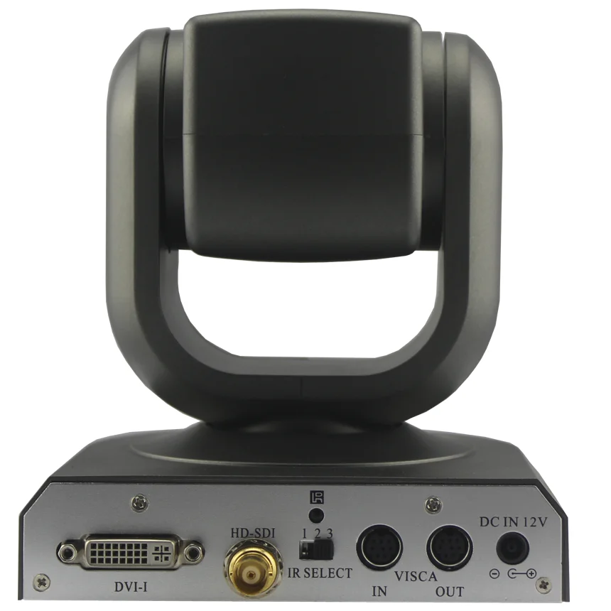 VISCA/Pelco-D protocols 1080p HD PTZ video conference camera with DVI-I/HD-SDI interface