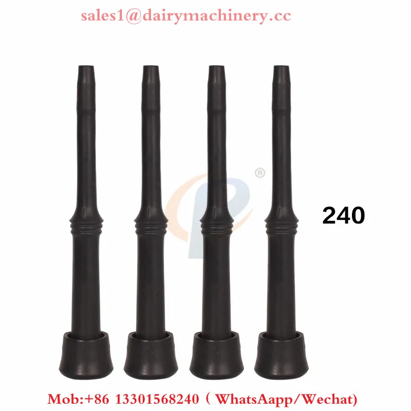 201S Newzland Black Rubber Milking Machine Liners For Milk Liner