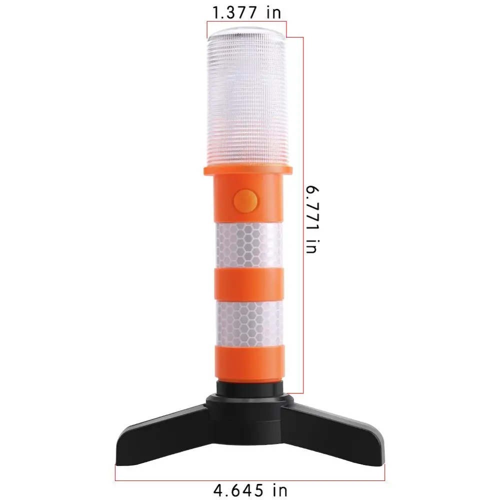 PANYUE LED Portable lamp Road Security Flashing Flash Flare Strobe Lights With 2 stand For Traffic Warnings/Roadblocks