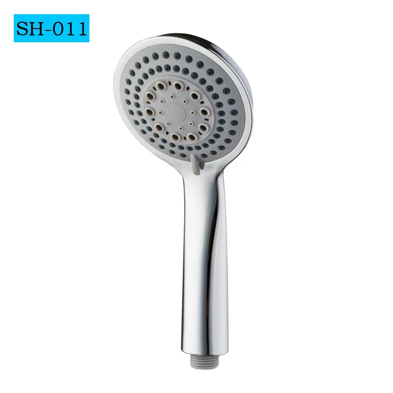 Shower Manufacturer 5 Functions Chrome Plated ABS Plastic Water saving Bathroom Rainfall Portable Handheld Shower Head