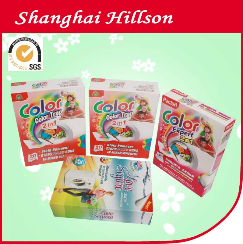 2014 new non-woven color catcher, hot sale in Euro market