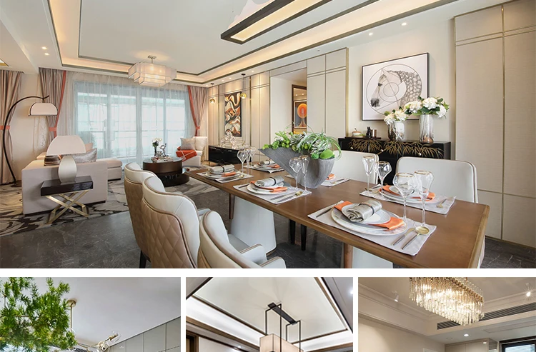 custom restaurant dining set, round dining table set modern