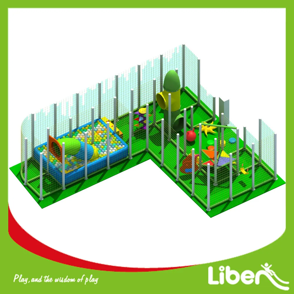 New Design Drawings Children Amusement Park Equipment with Jumping Trampoline, Inflatable Toys and Indoor Maze Playground