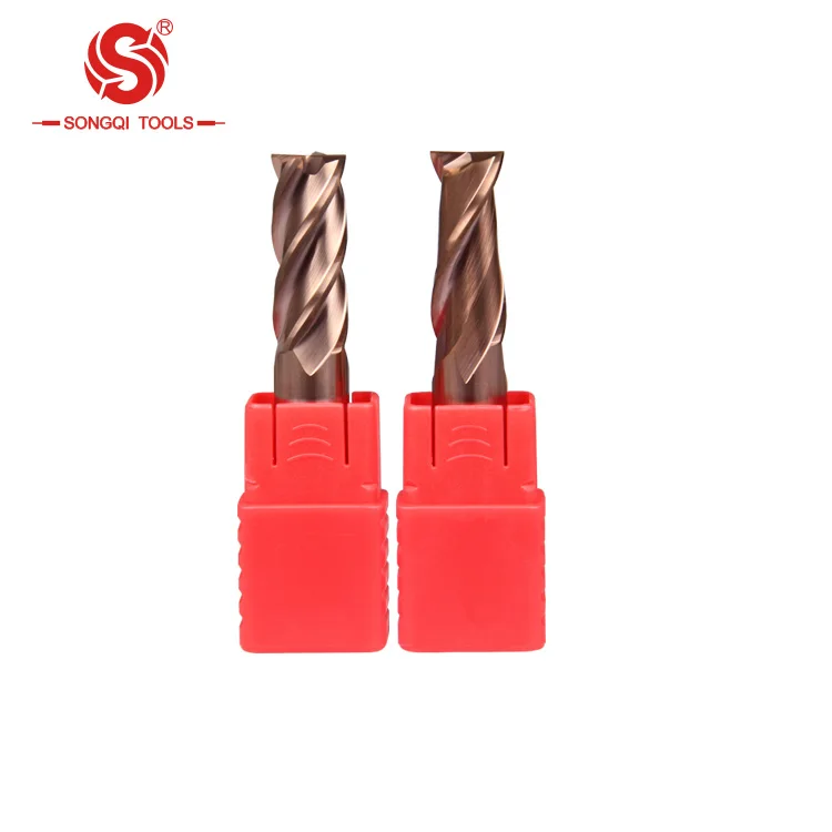 SONGQI Solide Carbide End Mill Tool ,End Mill Bit For Stainless Steel