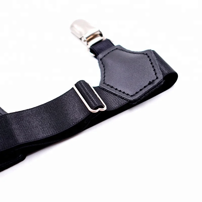 High-End Sock Holder Garters Double Sturdy Clip High Elastic Sock Suspenders