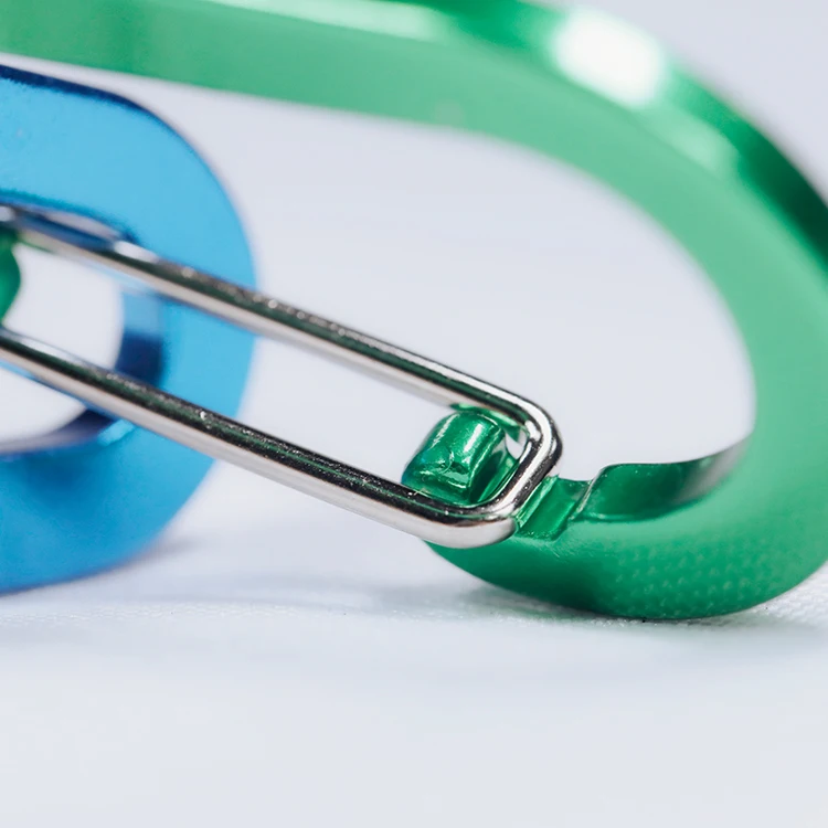 
Buckle anodized 6cm aluminum carabiner round carabiner hook 