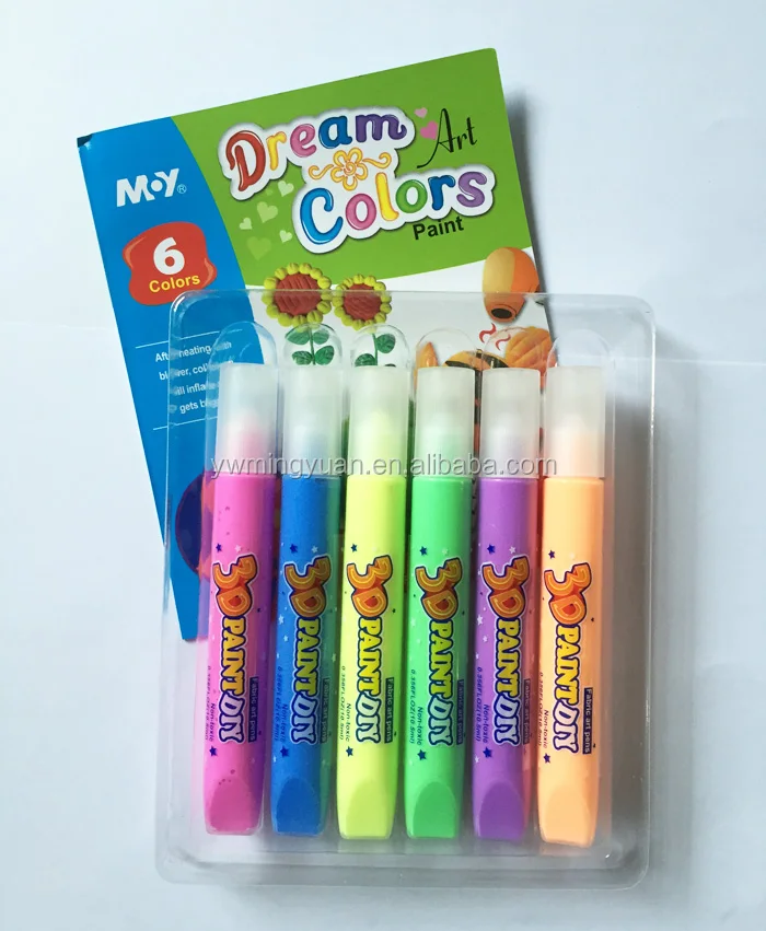 Новый товар, Популярная оптовая продажа, Нетоксичная Экологически чистая детская одежда для рисования, рисования «сделай сам», теннисная обувь, футболки, тканевая краска, клей