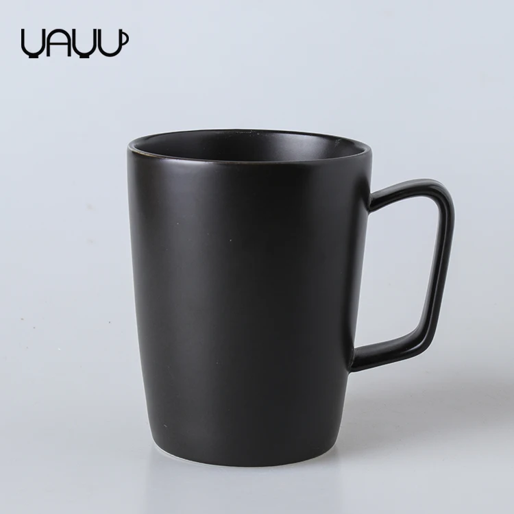 Modern style 350ml multi-colored quality cheap ceramic cup restaurant coffee mug