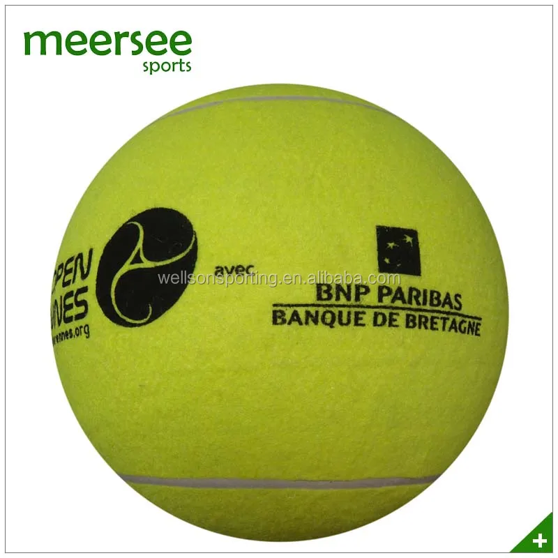 Tennis ball for signature and fans