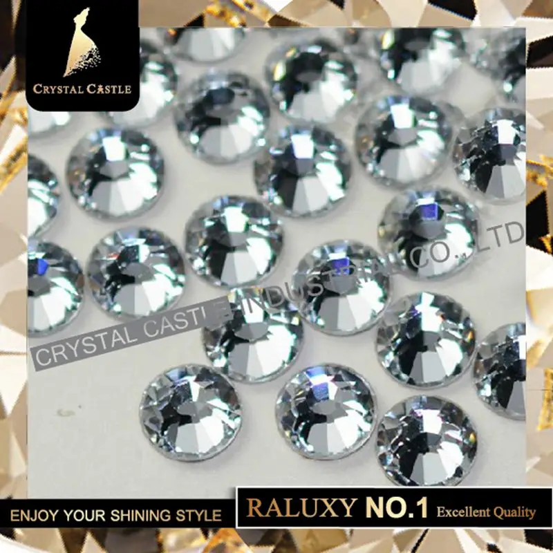 Super Grade AAAAA Luxury SS10 2 7 2 9mm Crystal Flatback No Swarovski Hotfix Strass Nail