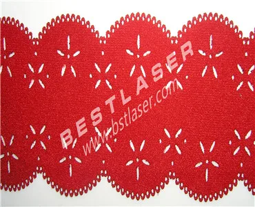 Auto feeding ccd camera 80w chinese textile fabric laser cutter