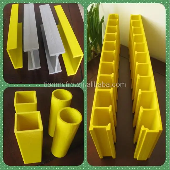 Pultruded GRP/PRFV/FRP Channel profile products