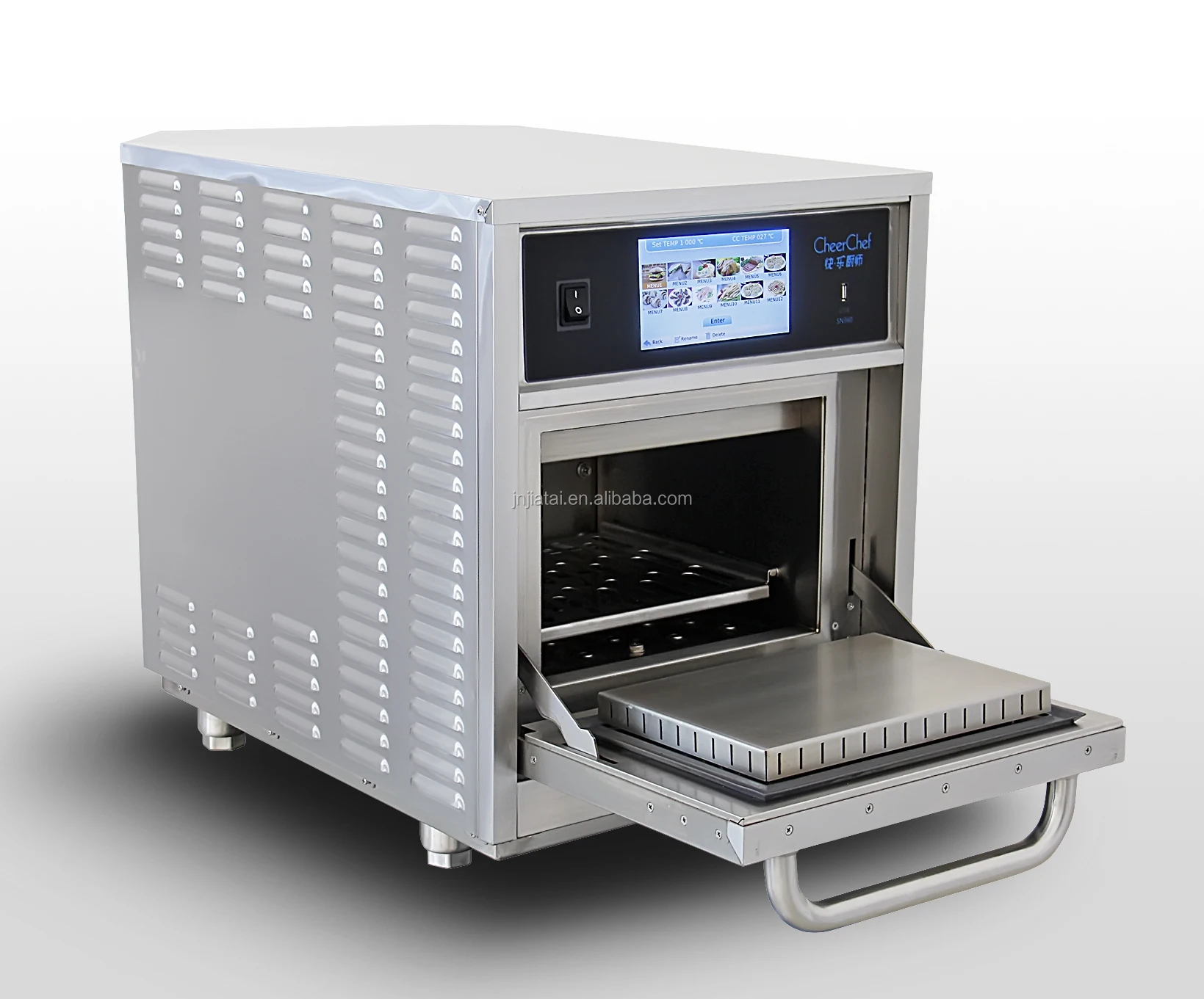 15 times faster,introducing high-speed bakery oven with microwave,impinged air, convection and smart menu