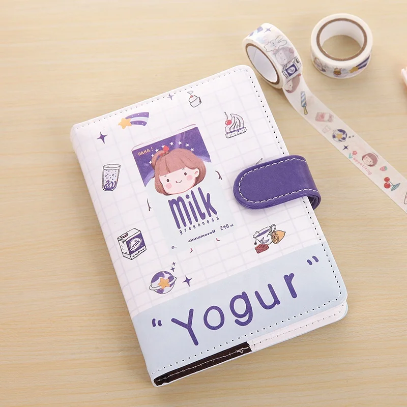 wholesale custom PU notebook with pen and washi tape giftset for promotion