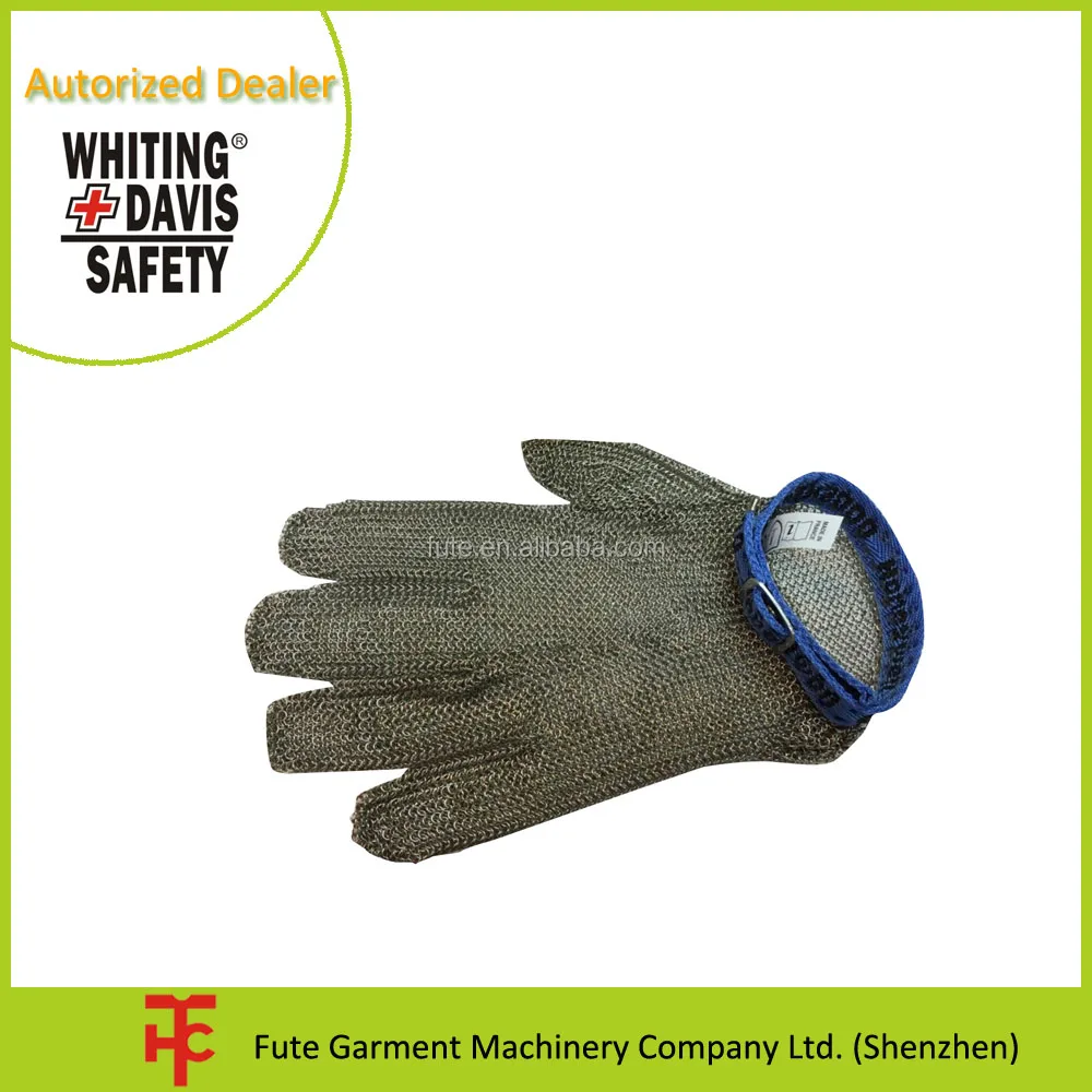 
Five Fingers France Honeywell Whiting Davis Stainless Steel Mesh Safety Gloves 
