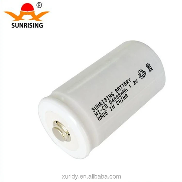 Nickel cadmium battery D 4000mah 1.2v high temperature