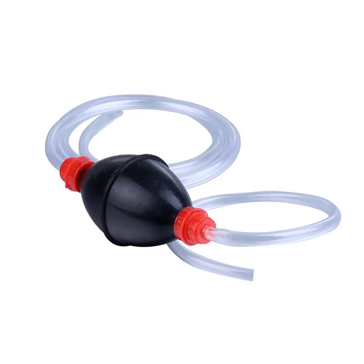 Durable Portable Plastic Hand Oil Pump Dipstick With Tube / Air Pumps Siphon Transfer Pump