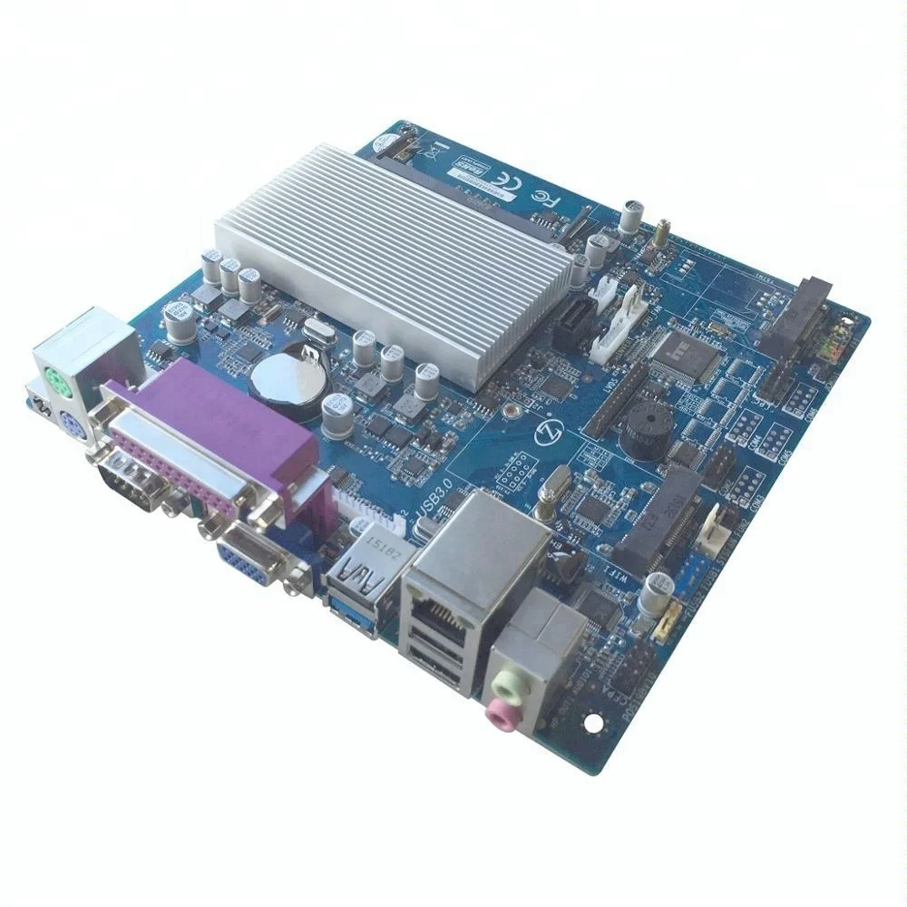 IN STOCK! Intel Original Intel J1900 Mini-ITX Motherboard ZA-POS19C2, fanless embedded motherboard, ALL IN ONE BOARD