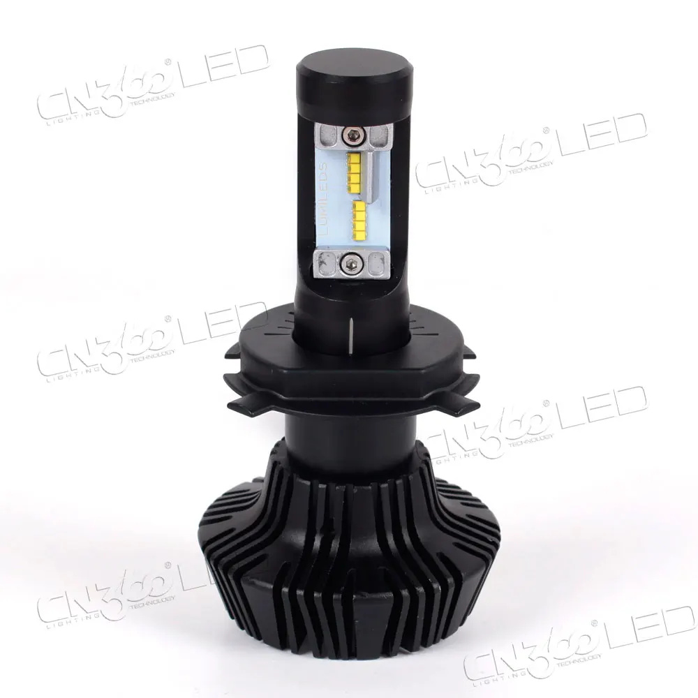 Гуанчжоу производит изменение 4000lm 25 Вт 6000 К 7 г без вентилятора Тип H4 светодиодные фары автомобиля kit