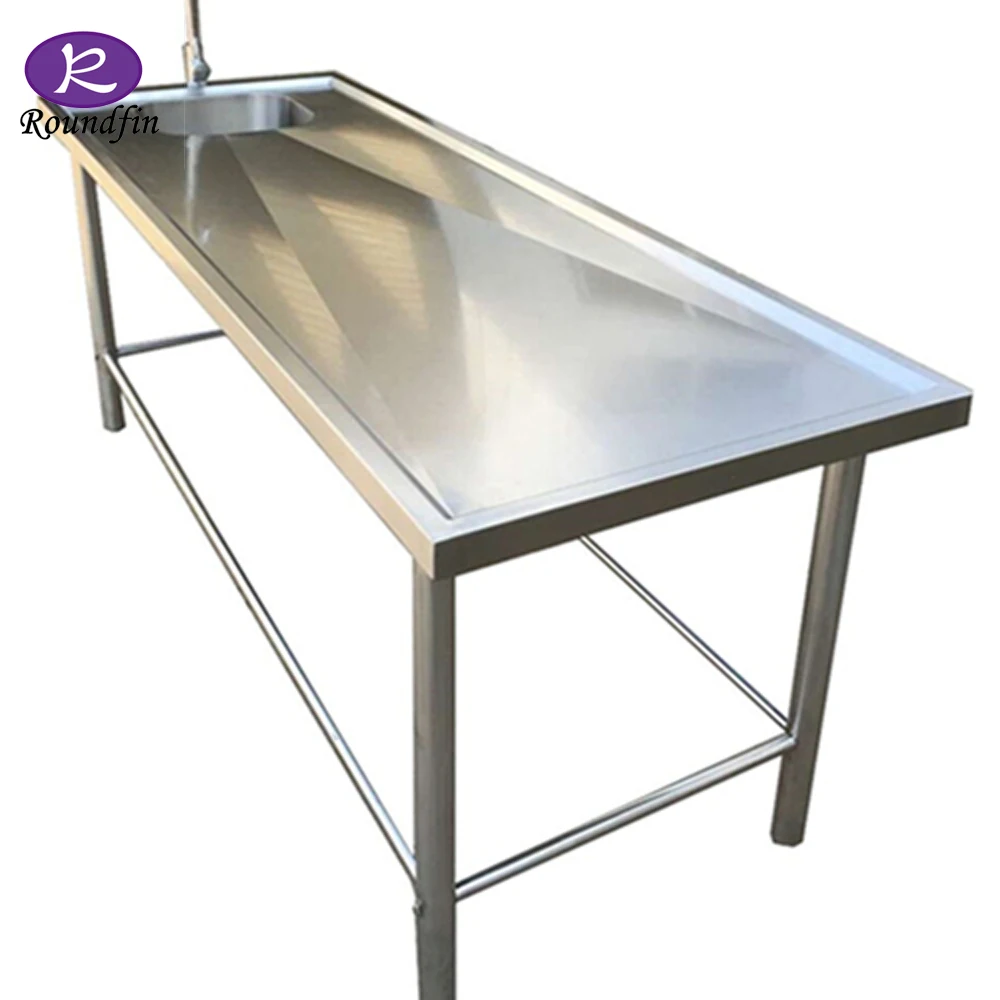 Hospital Use Autopsy Table Dissection Table For Human / Corpse / Cadaver / Body /Animal