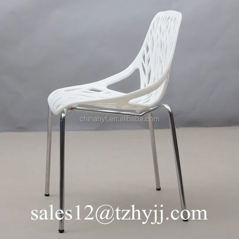 Leisuremod Modern Asbury Dining Chairs With Chromed Legs In Green PP-124C